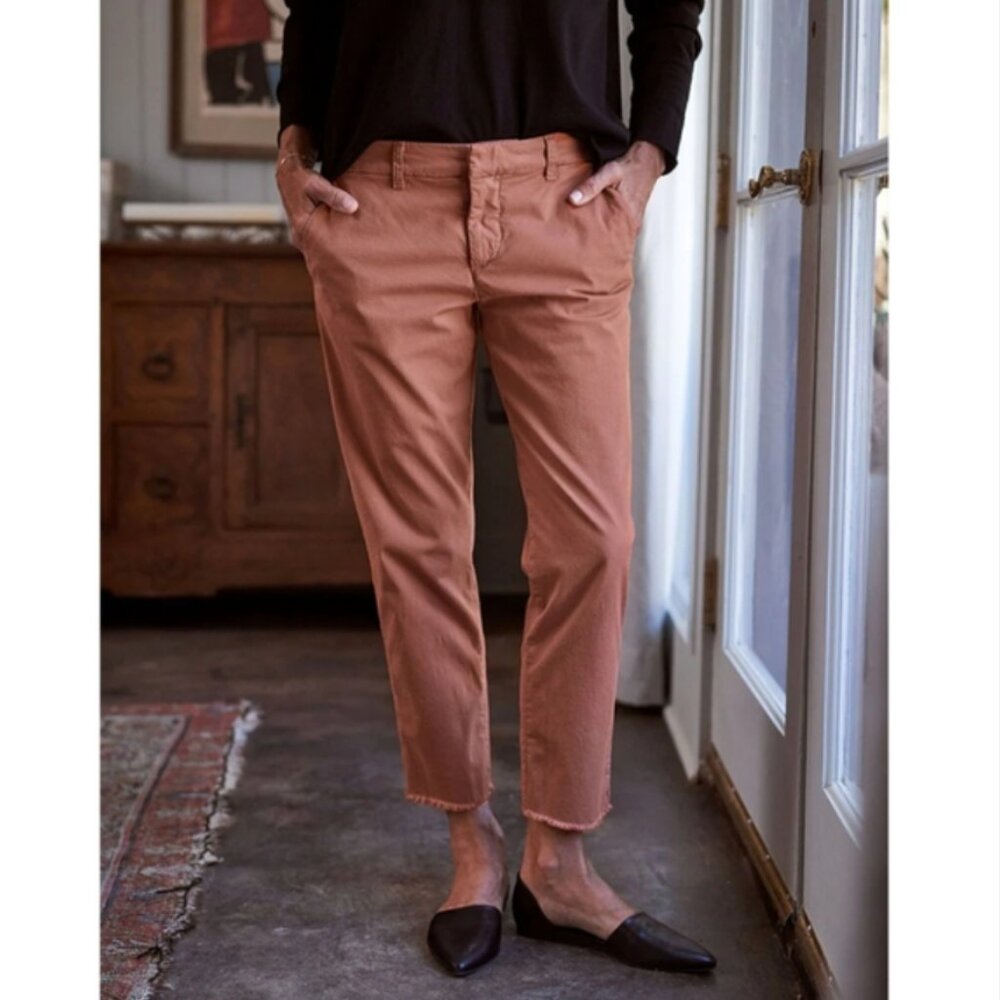 Frank & Eileen WICKLOW The Italian Performance Twill Size 4 Terracotta